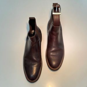 Thursday Boots Burgandy leather.